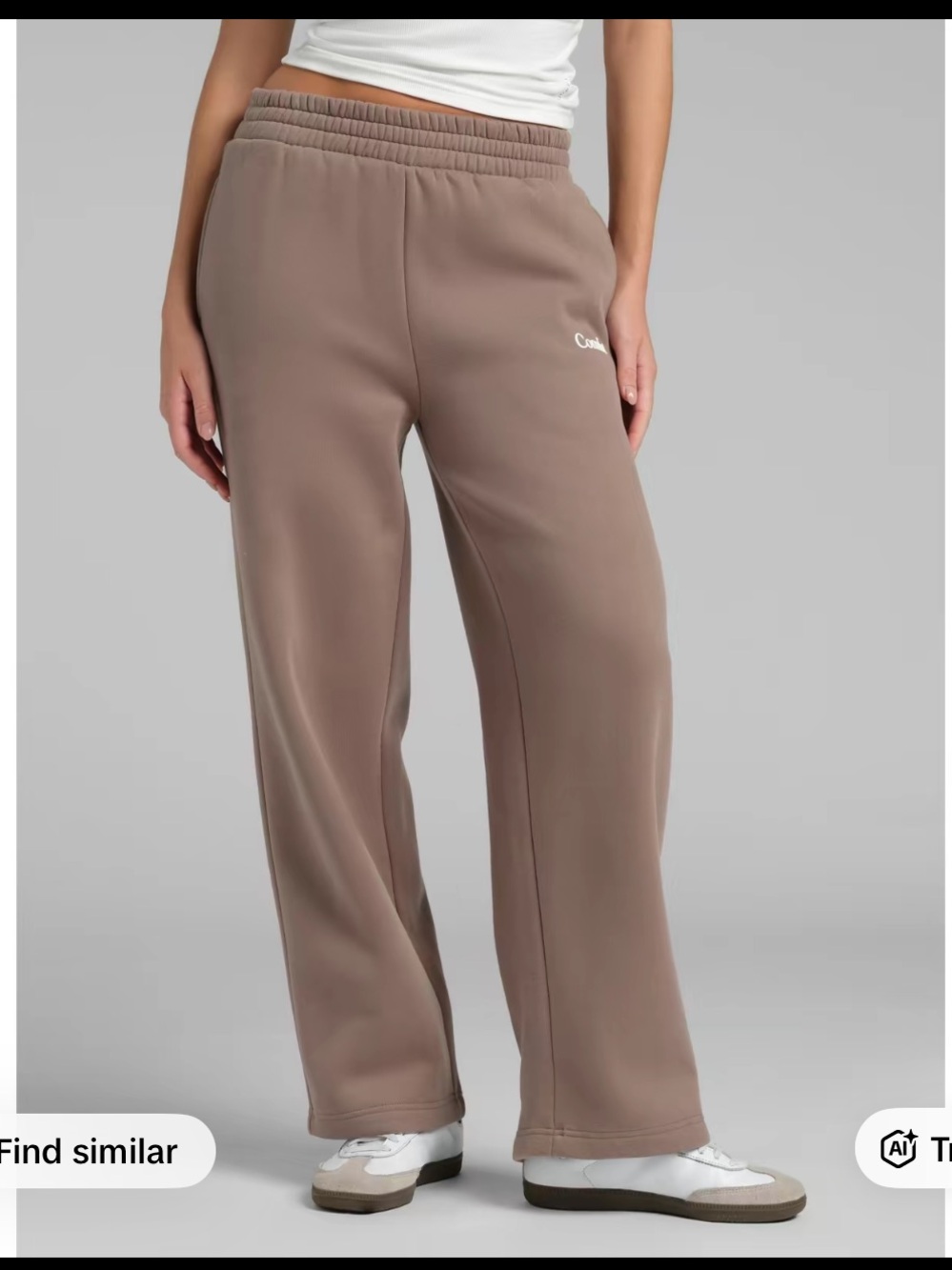 NEW COMFRT UNISEX Caramel Straight-leg Sweatpants